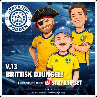 Stryktipset v.13 - Brittisk djungel!
