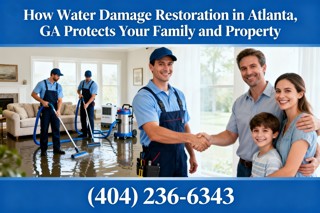 How Water Damage Restoration in Atlanta, GA Protects Your Family and Property