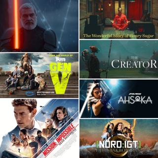 420. Den om Ahsoka, The Creator, Gen V, The Wonderful Story of Henry Sugar, Mission: Impossible - Dead Reckoning Part One och Hjulstakrönikan S02E07: Daes Dae'Mar