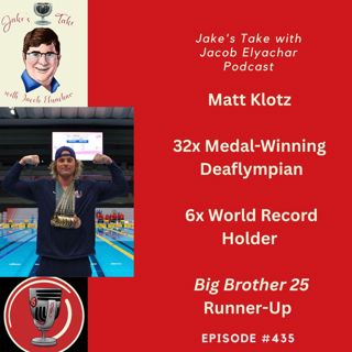 Matt Klotz TALKS Deaflympics, World Records & ‘Big Brother’ | JTWJE EP 435