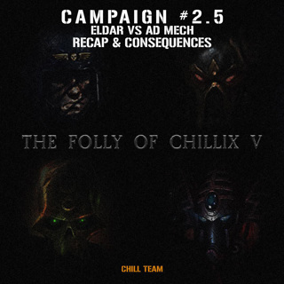 THE FOLLY OF CHILLIX V #2.5 - Consequences & Recap - Eldar vs Ad Mech - Chill Team 50.5