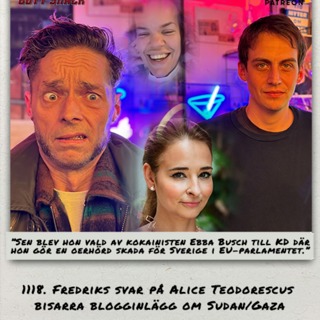 Fredriks svar på Alice Teodorescus bisarra blogginlägg om Sudan/Gaza