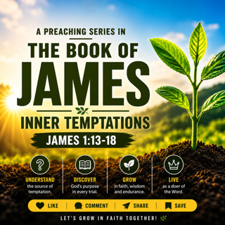 Inner Temptations | James 1:13-18 | Christian Bible Study