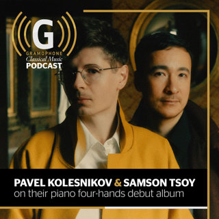 Pavel Kolesnikov and Samson Tsoy on their piano four-hands debut album