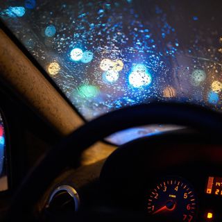 Rainy Car Drive Sound - 10 Hours Sleep Sound