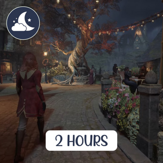 Hogwarts Legacy ASMR | Hogsmeade Serenity: Relaxing Walk Ambience for Sleep & Meditation