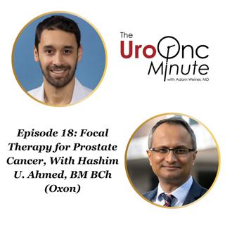 The UroOnc Minute: Focal Therapy for Prostate Cancer, With Hashim U. Ahmed, BM BCh (Oxon)