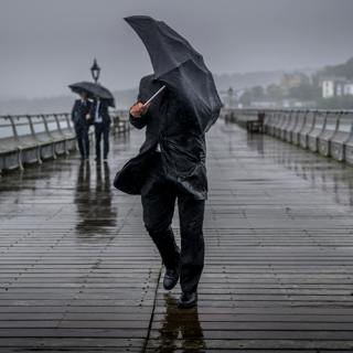 Plastic rain, plastic rain