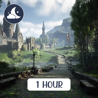 Harry Potter Ambience & Music for Sleep & Meditation Relaxing | First-Person Walk to Hogwarts Castle |