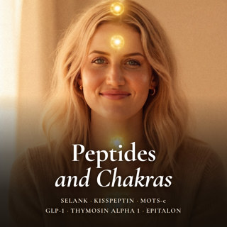 Peptides and Chakras for Women: HPA Dysregulation, PMOS, Insulin Resistance, Hashimoto's, Hot Flashes and Sleep, Mapped to All 8 Energy Centers | Her Stack Series