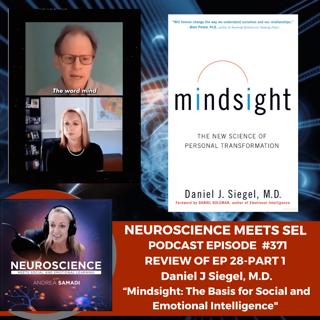 Review of Daniel J Siegel MD's Mindsight PART 1: Become the Captain of Your Own Mind