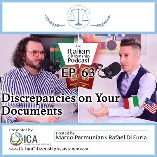 Discrepancies on Your Documents for Italian Citizenship