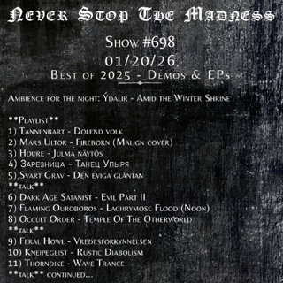 #698 - 01-20-26 - Best of 2025: Demos and EPs