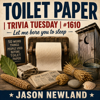 (Short Voice Only) Toilet Paper Trivia Tuesday #1610 Let me bore you to sleep Jason Newland 12th May 2026
