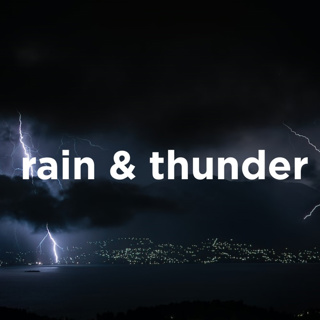 Rain & Thunder Sleep Sounds Noise to Sleep, Study or Relax (2 Hours, Loopable)