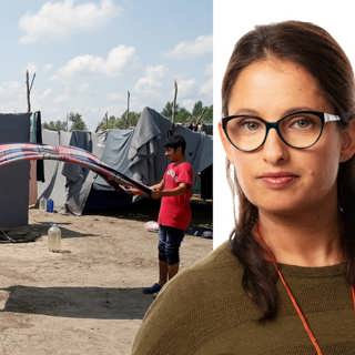 Samhörigheten som uppstår i ett tältläger: Naila Saleem