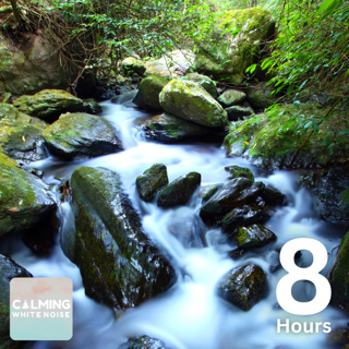 Forest Stream Sounds (8 Hours) | Sleep Instantly with Water Sounds