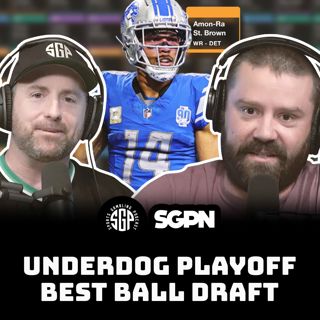 Underdog Playoff Best Ball Strategy & Draft (Ep. 2179)