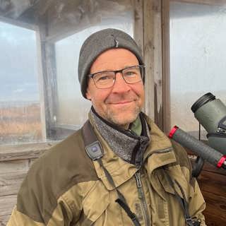 Mattias räknar hundratusentals fåglar varje höst – i ur och skur