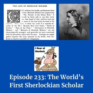 The World's First Sherlockian Scholar