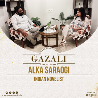 Alka Saraogi | Indian novelist | Gazali | Prudent | 040325