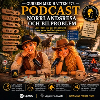 Gubben Med Hatten #73 – 🎙️ Norrlandsresa, bilproblem och varför resan alltid lär oss något