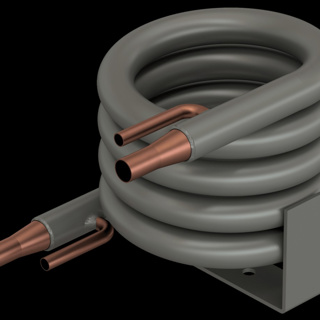 Water Cooled Systems Using Coaxial Coils