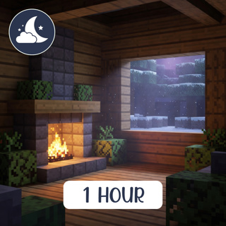 Relaxing Minecraft Fireplace Sounds for Deep Sleep and Meditation