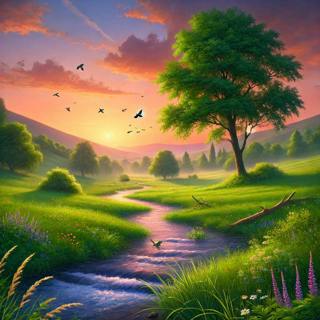 😴🍂🎵 Soothing MUSIC and CALM NATURE Help with RELAXATION and DEEP SLEEP