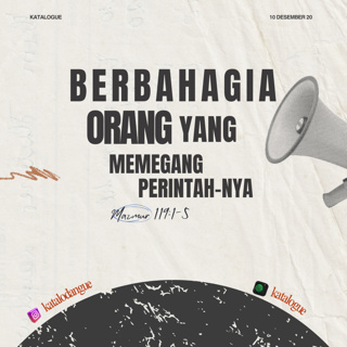 Berbahagia Orang Yang Memegang Perintah-Nya