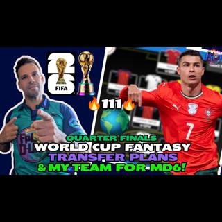 NO. 111 IN THE WORLD! 🌍 | RONALDO IN? QF WORLD CUP FANTASY TRANSFER PLANS🔥🎉✅ | WC FANTASY 2026
