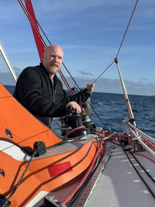 Erik Aanderaa la kurs mot Fair Isle