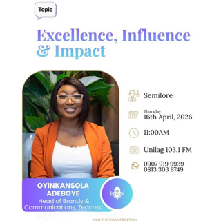 Excellence, Influence & Impact with Oyinkansola Adeboye