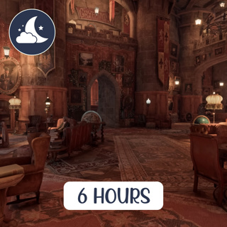 Relaxing Hogwarts Castle Stormy Night Walk: Thunderstorm Ambience for Sleep and Meditation