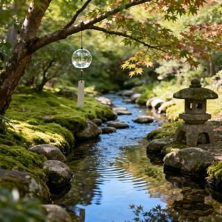 Japanese Garden Furin Chime - 10 Hours Sleep Sound