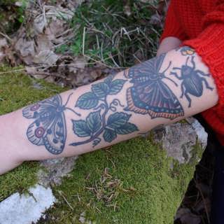 Ringmärkta fåglar och tatuerade människor