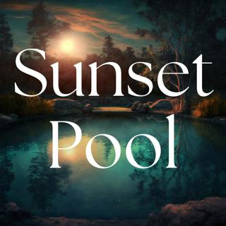 Calming Sleep Music with Water Sounds - Sunset Pool