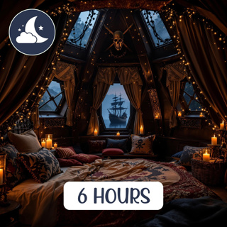 Relaxing ASMR on a Pirate Ship - Sounds of the Caribbean Sea