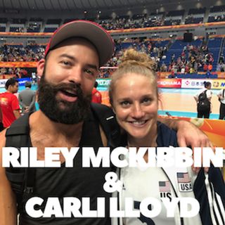 Riley McKibbin and Carli Lloyd: The All-American volleyball couple living the life of athlete-parent