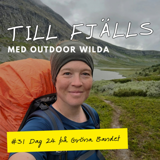 #31: Via Klimpfjäll och Durrenskalet till Tjåkkelestugan, dag 24 på Gröna Bandet 