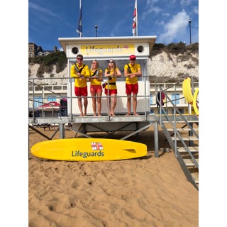 RNLI Lifeguards Broadstairs and Thanet with Harvey a local lifeguard