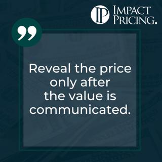 Pricing Table Topics: 10 of Diamonds – Reveal the Price Only After the Value Is Communicated