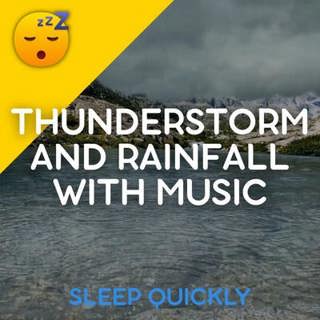 😴⛈️🎵 THUNDERSTORM and RAINFALL with Soothing Guitar MUSIC