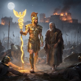 Hermes: Divine Messenger & Master Strategist of the Trojan War