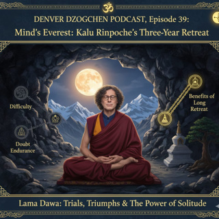 Denver Dzogchen Podcast, Episode 45, Mind’s Everest: Kalu Rinpoche’s Three-Year Retreat
