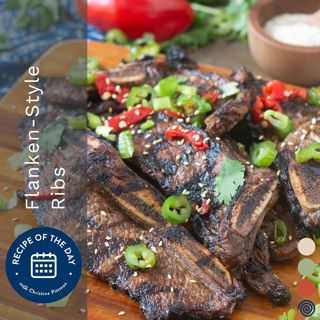 Thin-Sliced Short Ribs (Flanken Ribs) with Christine