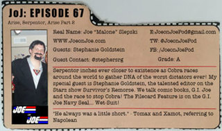 G.I. Joe Ep 67: Arise, Serpentor, Arise Part 2 w/ Stephanie Goldstein