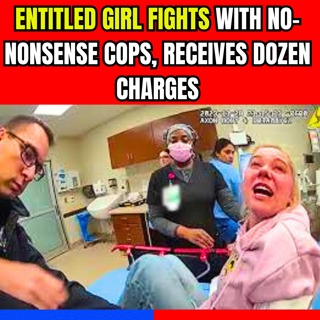 Entitled Girl Fights with No-Nonsense Cops, Receives Dozen Charges