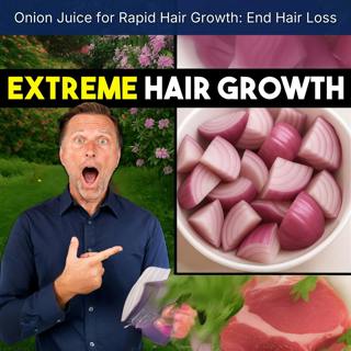Onion Juice for Rapid Hair Growth: End Hair Loss