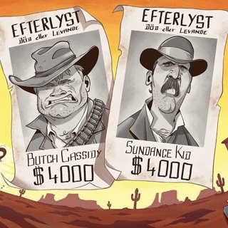 Butch Cassidy och Sundance Kid – vilda västerns fruktade skurkar